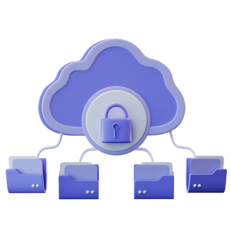 Cloud-Ordner  3D Icon