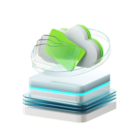 Cloud-Ordner  3D Icon