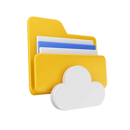 Cloud-Ordner  3D Icon