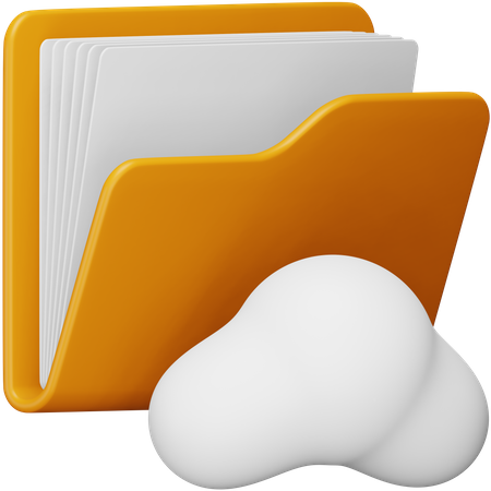 Cloud-Ordner  3D Icon