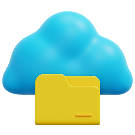 Cloud-Ordner  3D Icon