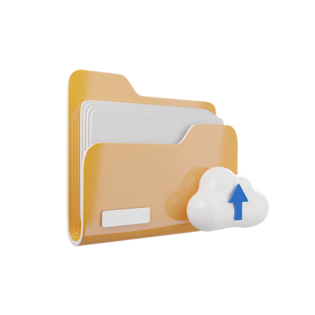 Cloud-Ordner  3D Icon