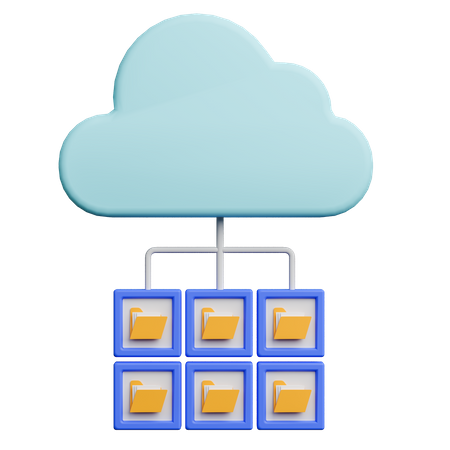 Cloud-Ordner  3D Icon