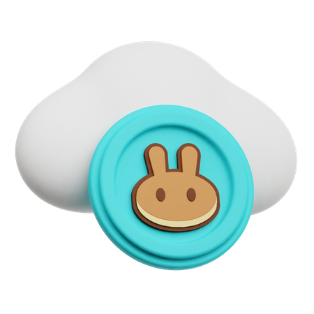Cloud Pancakeswap  3D Icon