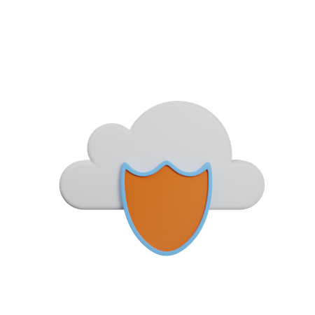 Cloud Protection  3D Illustration