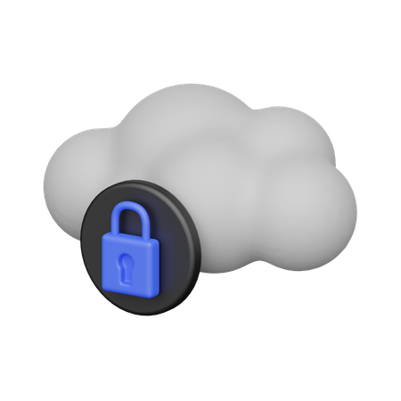 Cloud Protection 3D Icon