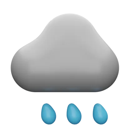 3 D Rendering Weather Icon Concept Isolated 3D Illustration