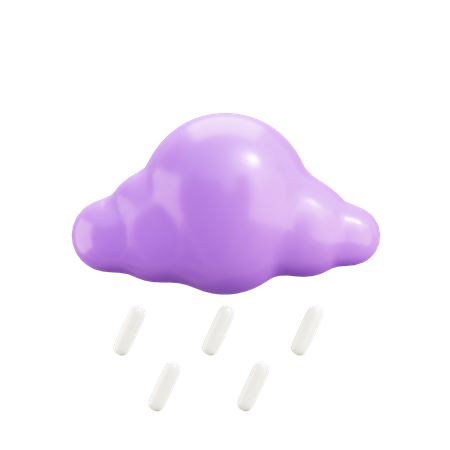 Cloud Rain 3D Illustration