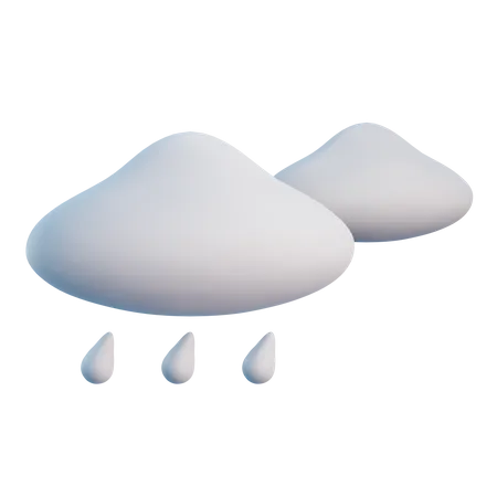 Cloud Rain  3D Icon
