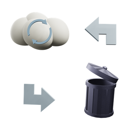 Cloud Recovery  3D Icon