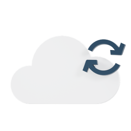 Cloud Refresh  3D Icon