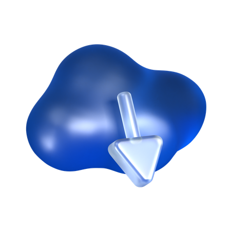 Cloud Restore  3D Icon