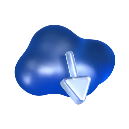 Cloud Restore  3D Icon