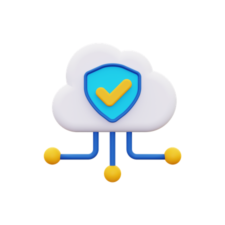 Cloud-Schutz  3D Icon