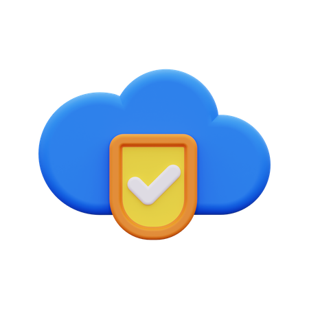 Cloud-Schutz  3D Icon