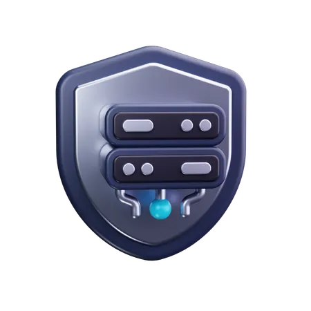 클라우드 보안  3D Icon