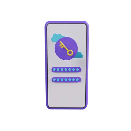 Cloud Security Log  3D Icon