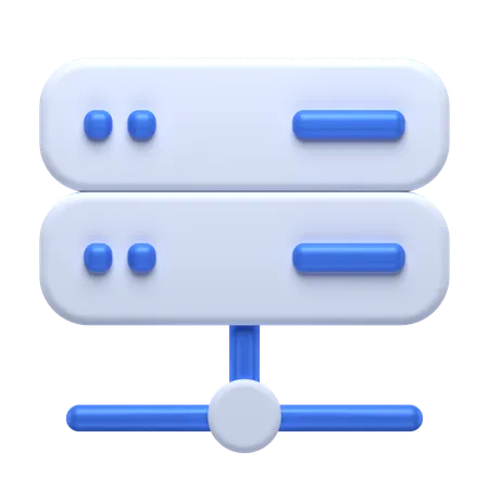 3 D Icon Of A Server 3D Icon