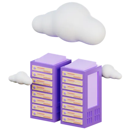 Cloud Server 3 D Icon Illustration For Web App Etc 3D Icon