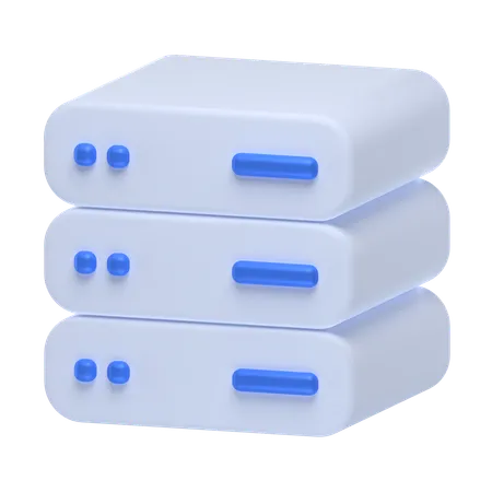 Cloud Server  3D Icon