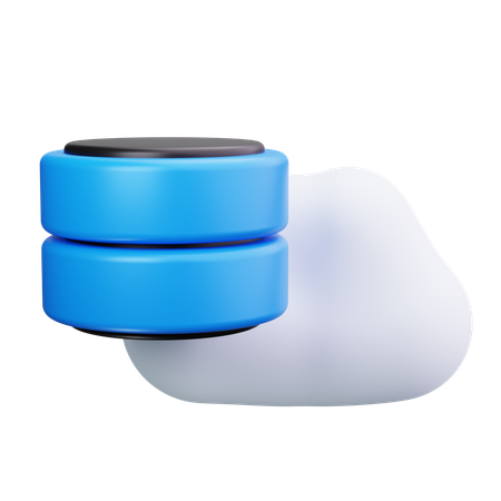 Cloud Server  3D Icon