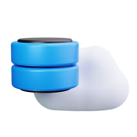 Cloud Server  3D Icon