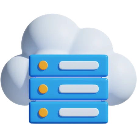 3 D Symbol Netzwerk Und Cloud Technologie 3D Icon