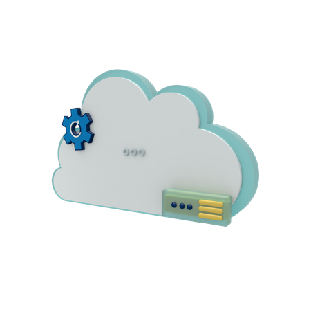 Cloud Server Re Connect Mode  3D Icon