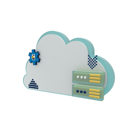 Cloud-Server-Übertragungsmodus  3D Icon