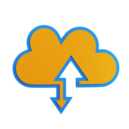 Cloud Services  3D Icon
