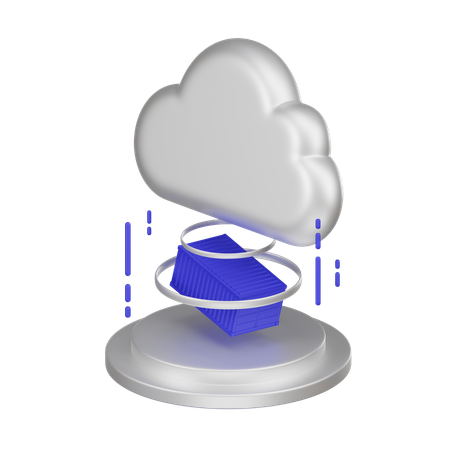 Cloud Services  3D Icon