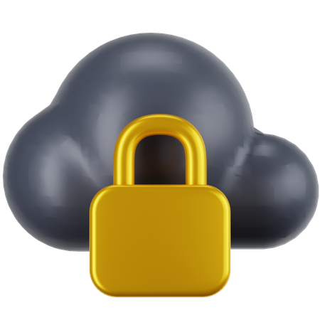 Cloud-sicher  3D Icon