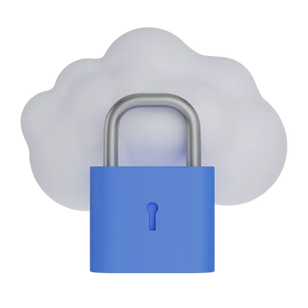 Cloud-Sicherheit  3D Icon