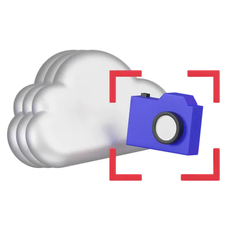 Cloud Snapshot Backup  3D Icon