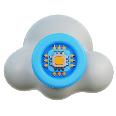 Cloud-Speicher  3D Icon