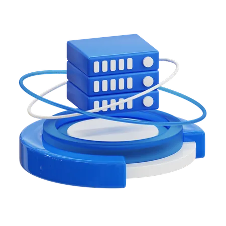 Cloud-Speicher  3D Icon