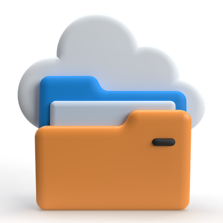 Cloud-Speicher  3D Icon