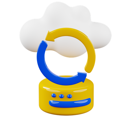 Cloud-Speicher  3D Icon