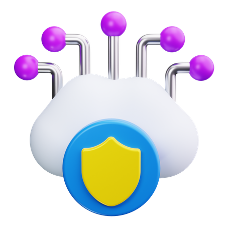 Cloud-Speicher  3D Icon