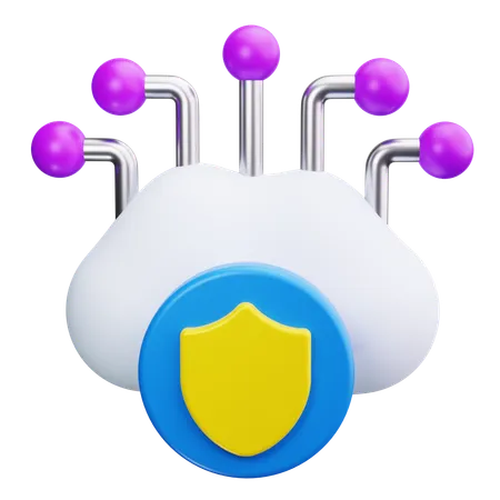 Cloud-Speicher  3D Icon