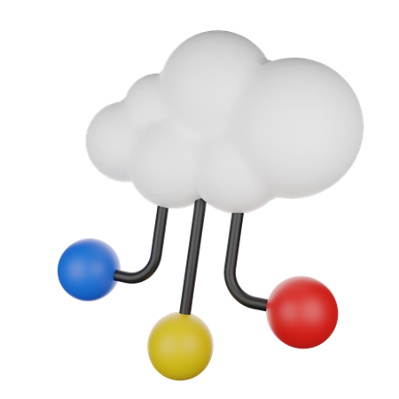 Cloud-Speicher  3D Icon