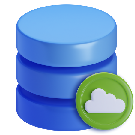Cloud-Speicher  3D Icon