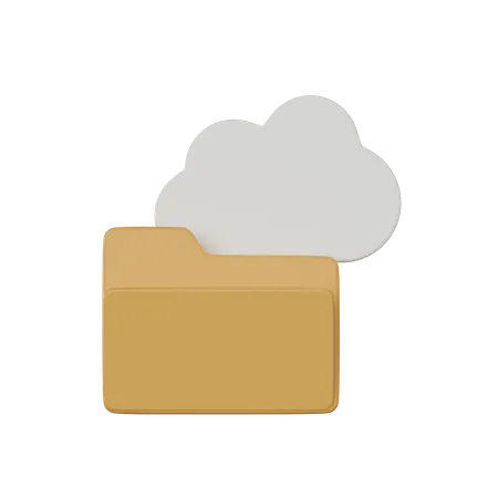 Cloud-Speicher  3D Icon