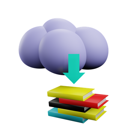 Cloud-Speicher  3D Icon