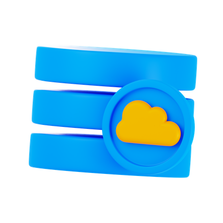 Cloud-Speicher  3D Icon