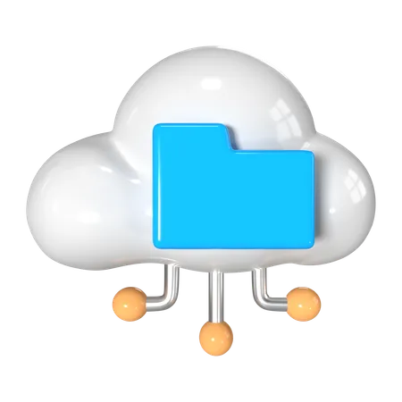 This Is Cloud Storage 3 D Render Illustration Icon It Comes As A High Resolution PNG File Isolated On A Transparent Background The Available 3 D Model File Formats Include BLEND OBJ FBX And GLTF 3D Icon