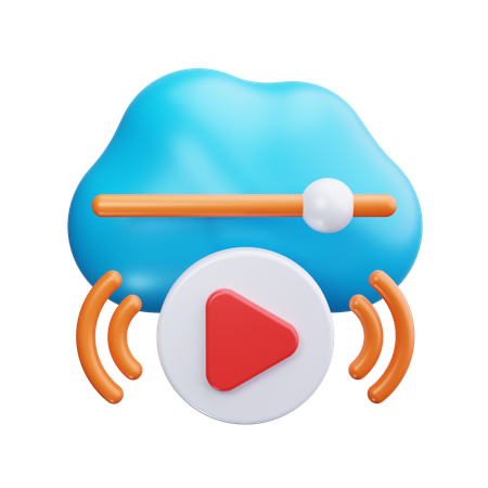 Cloud Storage  3D Icon