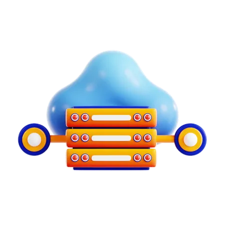 Cloud Storage  3D Icon