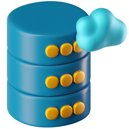 Cloud Storage  3D Icon