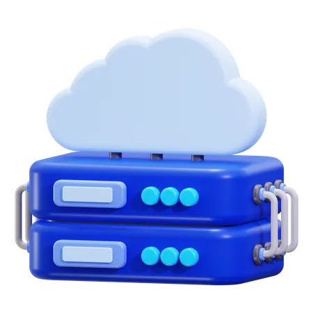 Cloud Storage  3D Icon